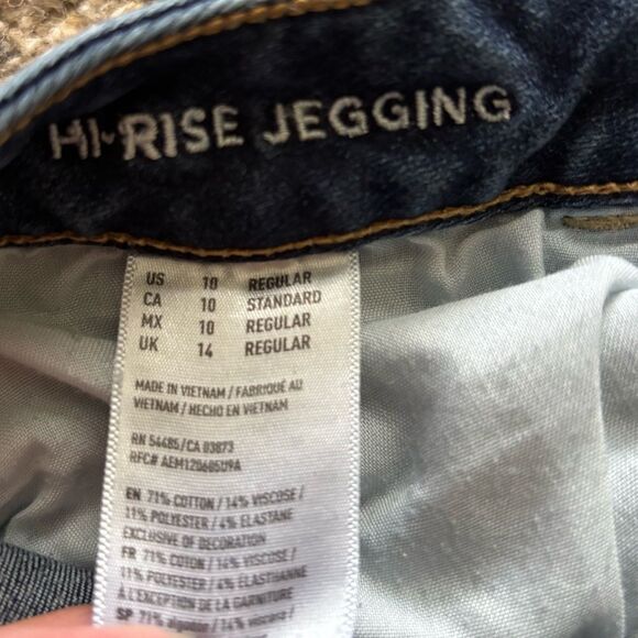 American Eagle Jeans Hi Rise Jegging 360 Super Stretch Womens Size 10 - Picture 8 of 8